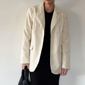 Shop Luna B Cream Blazer